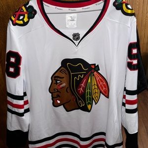 White Connor Bedard XL stitched fanatics jersey